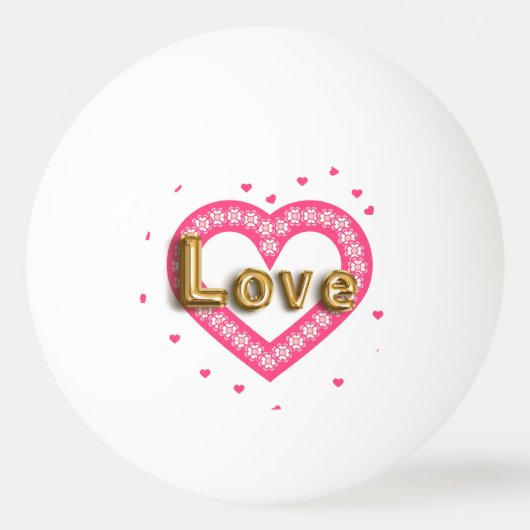 Balle De Ping Pong amour (Devant)