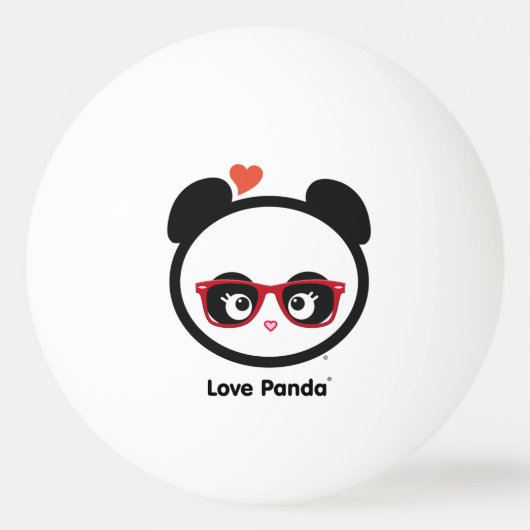 Balle De Ping Pong Amour Panda® (Devant)