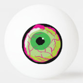 Balle De Ping Pong Amusant Halloween 'Trick' avec 'Zombie Eyeball' (Dos)