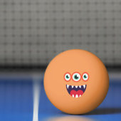Balle De Ping Pong Amusant Monstre À Trois Étoiles. (Filet)