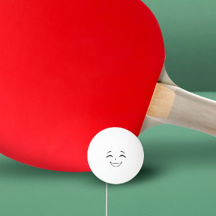 Balle De Ping Pong Amusant Rire Visage Ping Pong Ball