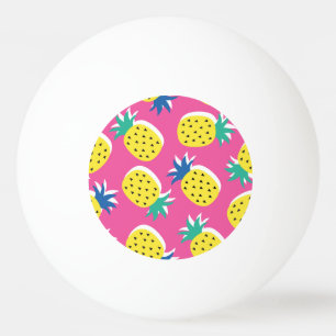 Balle De Ping Pong Ananas Couleurs folles : Pop-Art chilien.