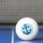 Balle De Ping Pong Ancre dans les vagues (Filet)
