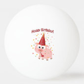 Balle De Ping Pong Anniversaire de Hoggy ! (Dos)