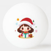 Balle De Ping Pong Anniversaire de Noël (2) (Devant)