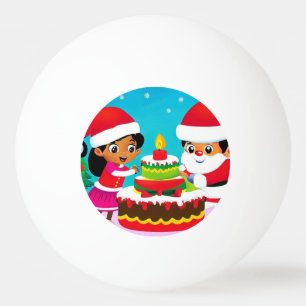Balle De Ping Pong Anniversaire de Noël (3)