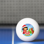 Balle De Ping Pong Anniversaire de Noël (7) (Filet)