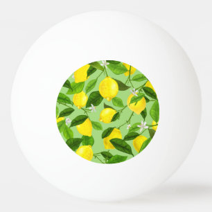 Balle De Ping Pong Aquarelle Citron 3
