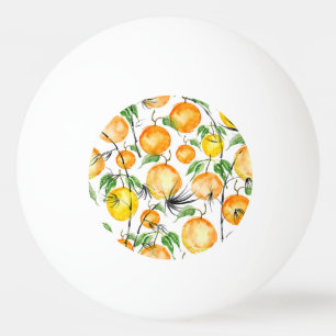 Balle De Ping Pong Aquarelle en bambou : motif sans couture dans la j