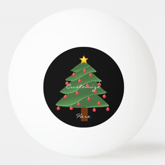 Balle De Ping Pong Arbre de Noël Thunder_Cove (Devant)