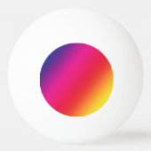 Balle De Ping Pong Arc-en-ciel Couleurs Ping Pong Ball (Dos)