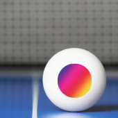 Balle De Ping Pong Arc-en-ciel Couleurs Ping Pong Ball (Filet)
