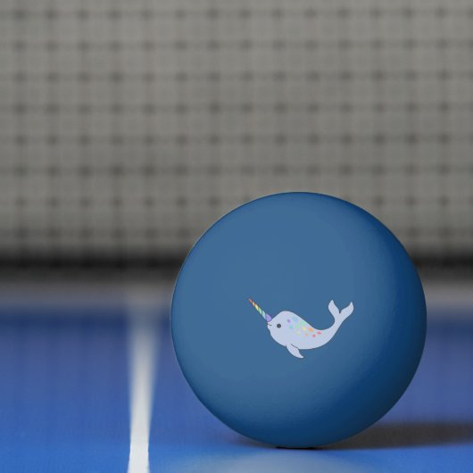 Balle De Ping Pong Arc-en-ciel Narwhal Ping Pong Ball (Filet)