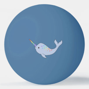 Balle De Ping Pong Arc-en-ciel Narwhal Ping Pong Ball