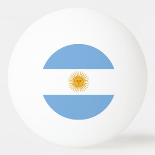 Balle De Ping Pong Argentina flag