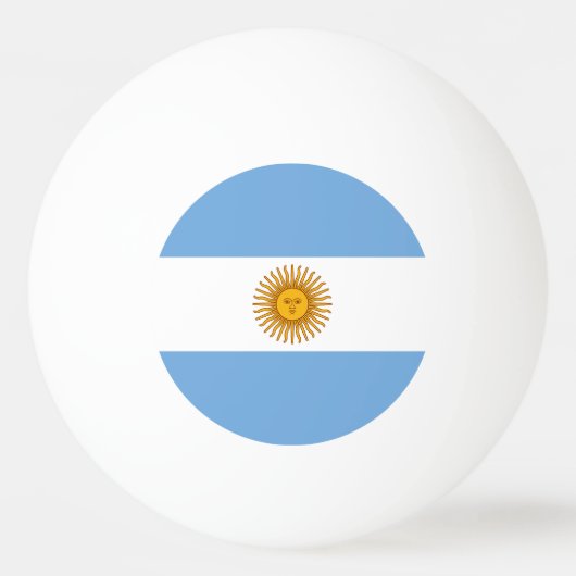 Balle De Ping Pong Argentine (Devant)