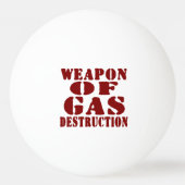 Balle De Ping Pong Arme De Destruction Du Gaz (Dos)