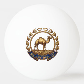 Balle De Ping Pong Armoiries de pays Érythrée symbole emblème drapeau