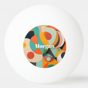 Balle De Ping Pong Art moderne du milieu du XXe siècle, nom ou monogr