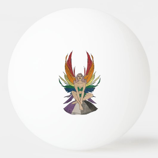 Balle De Ping Pong Asexual Faerie (Devant)
