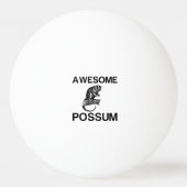 BALLE DE PING PONG AWESOME POSSUM (Devant)