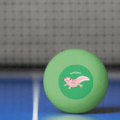 Balle De Ping Pong axolotl rose pâle (Filet)