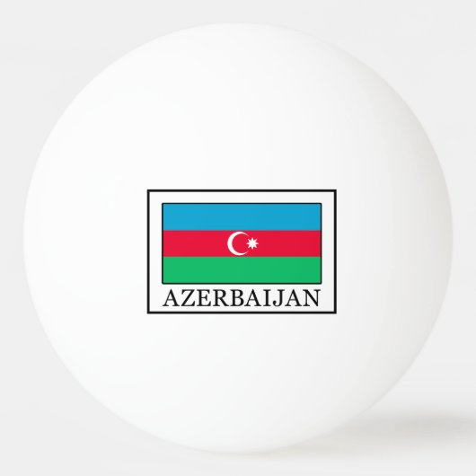 Balle De Ping Pong Azerbaïdjan (Devant)