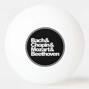 Balle De Ping Pong Bach et Chopin et Mozart et Beethoven