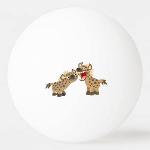 Balle De Ping Pong Bal De Ping-Pong Hyenas Cartoon À Tee Gros
