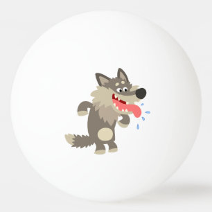 Balle De Ping Pong Bal de Ping Pong Wolf Cartoon Célèbre