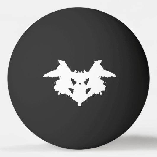 Balle De Ping Pong Balle Rorschach Inkblot Ping-Pong (Devant)