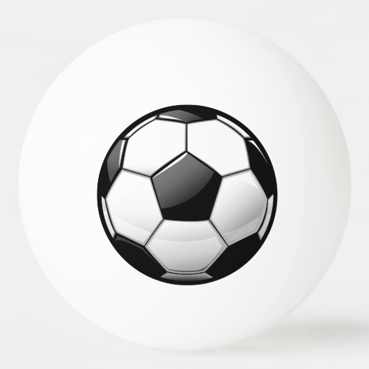 Balle De Ping Pong Ballon de football brillant (Devant)