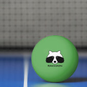 Balle De Ping Pong Ballons de ping-pong amusants en raccoin pour ping (Filet)