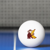 Balle De Ping Pong Banane d'amour de singe (Filet)