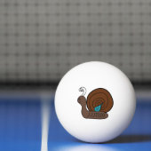 Balle De Ping Pong Bande dessinée d'escargot (Filet)