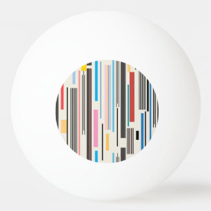 Balle De Ping Pong Bandes colorées : Mélange Motif graphique