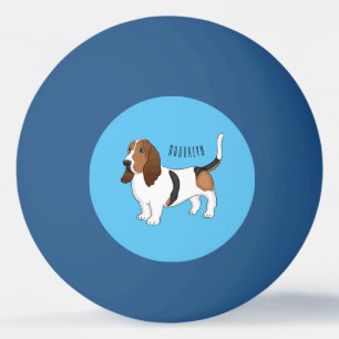 Balle De Ping Pong Basset hound dessin de chien