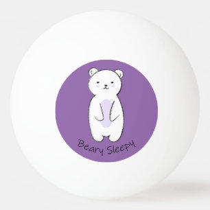 Balle De Ping Pong Béary Sleepy Bear