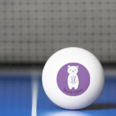 Balle De Ping Pong Béary Sleepy Bear (Filet)