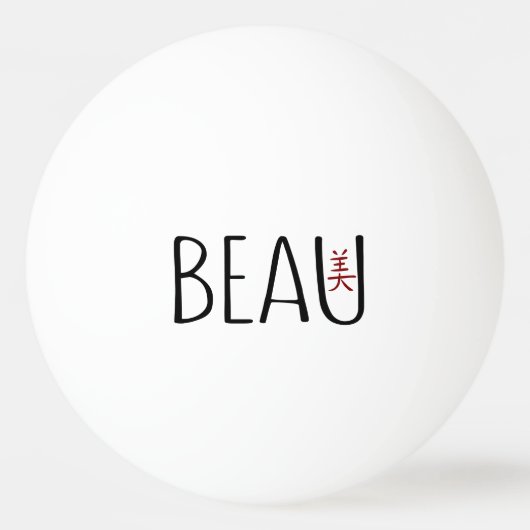 Balle De Ping Pong Beau (Devant)