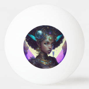 Balle De Ping Pong Beau guerrier spatial orné