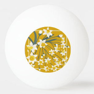 Balle De Ping Pong Beau Vintage : Conception d'ornement transparente