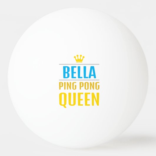 Balle De Ping Pong Bella (Devant)