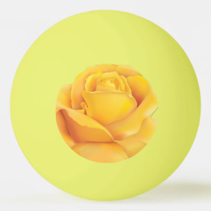 Balle De Ping Pong Belle Rose Jaune