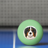 Balle De Ping Pong Bernois Mountain Dog 3D inspiré (Filet)