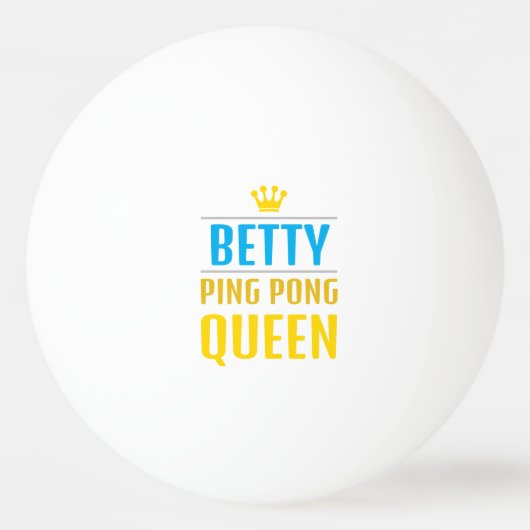 Balle De Ping Pong Betty (Devant)