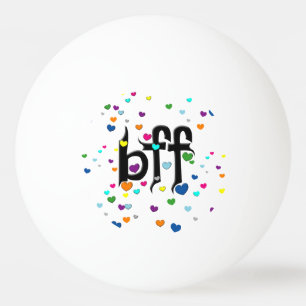 Balle De Ping Pong bff - coeurs