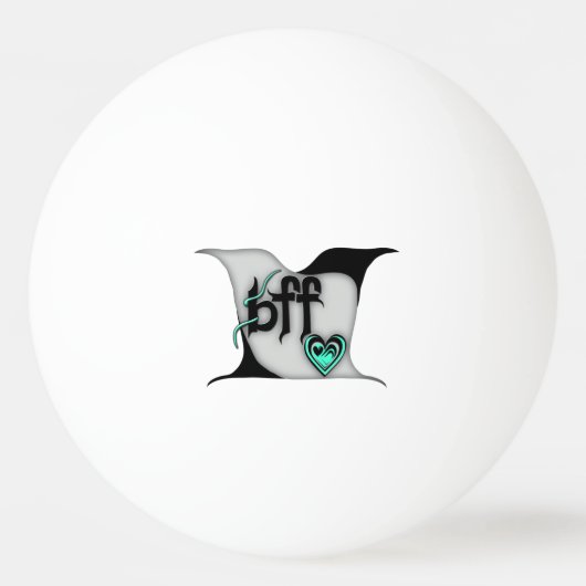 Balle De Ping Pong bff - tourterelles (Devant)