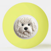 Balle De Ping Pong Bichon Frise Dog 3D inspiré (Devant)