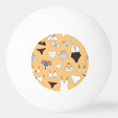 Balle De Ping Pong Bikini tropical : Motif d'été à main (Devant)